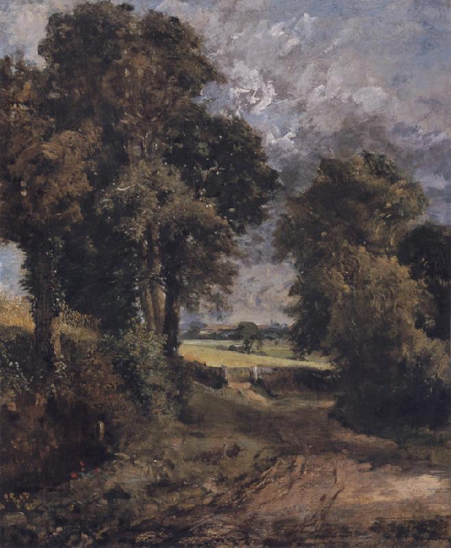John Constable A Cornfield